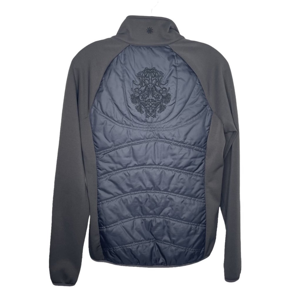 Athleta Women's Size M Gray Long Sleeve Full Zip Outdoor Activewear Jacket
